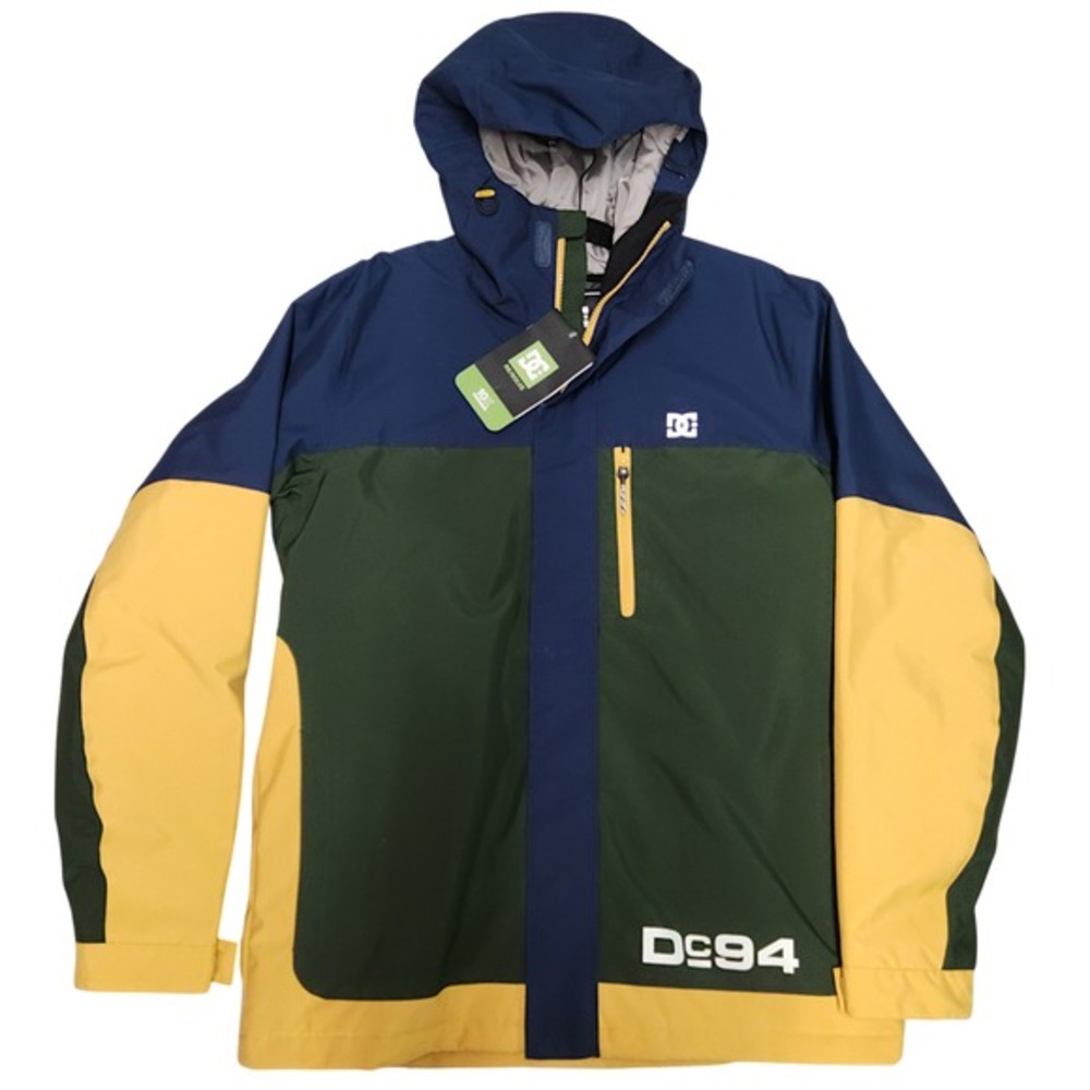 DC Shoes Men's M Profill Defiant 10K Insulated Snowboard Ski Jacket Hooded NWT
